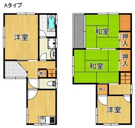 希望が丘4丁目15-17貸家の物件間取画像